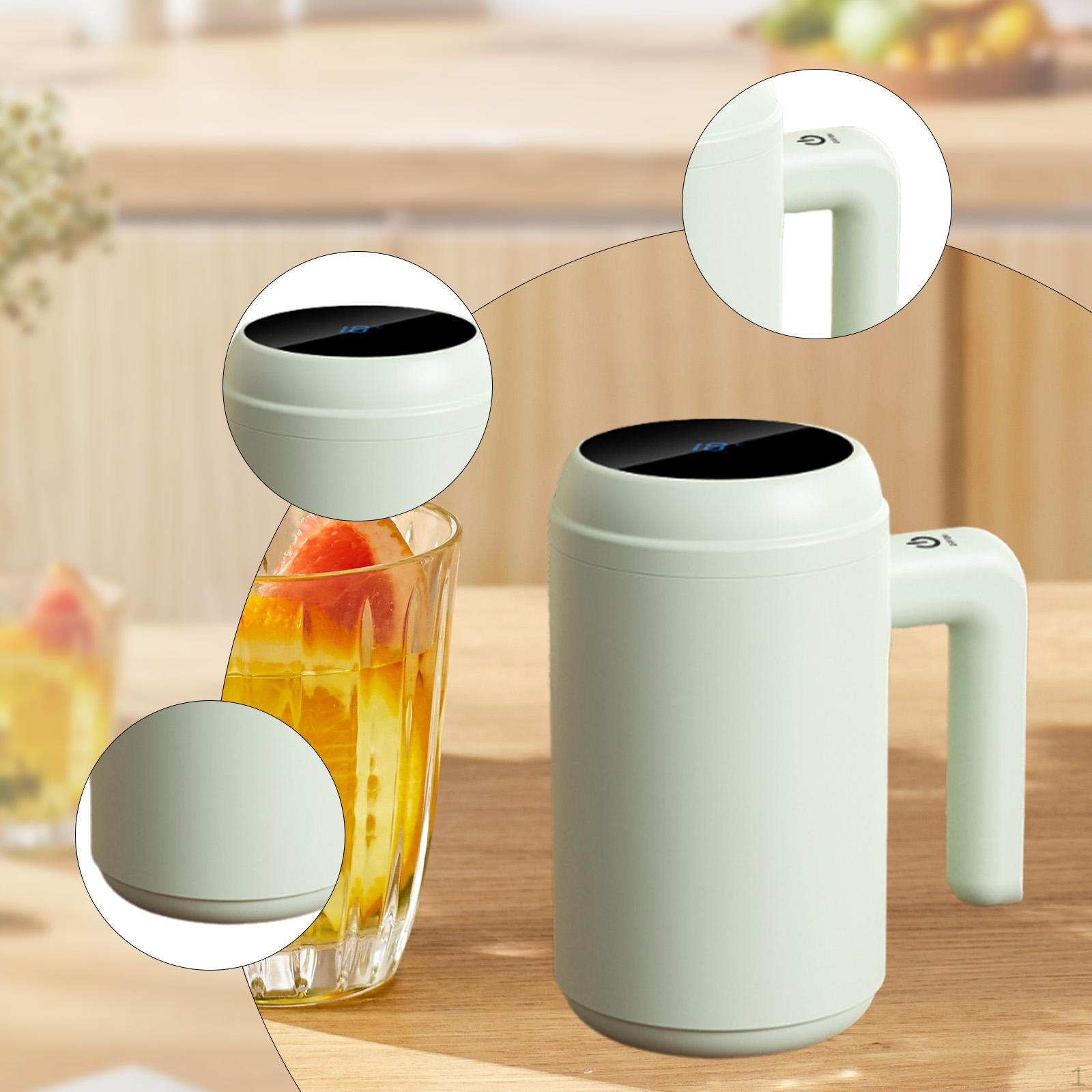 

Кружка для кофе с автоматическим перемешиванием, чашка для автоматического смешивания, нержавеющая сталь, чай, термоизолированная дорожная кружка, электрическая зелёный