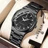 BINBOND Orginal Brand New Men's Watches Luxury Luminous Waterproof Watch For Man Stainless Steel Strap Reloj Top Brand Free Ship