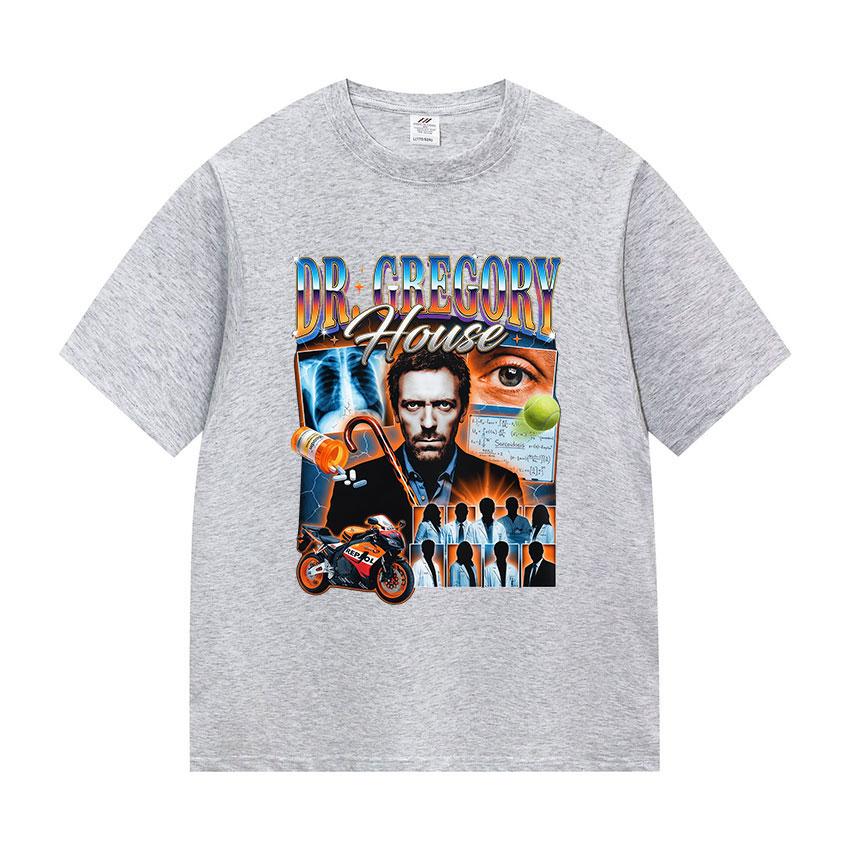 Dr Gregory House MD Everybody Lies Funny Meme T Shirt Unisexs Women High Quality Fashion Oversized Tshirts Vintage Cotton Tshirt
