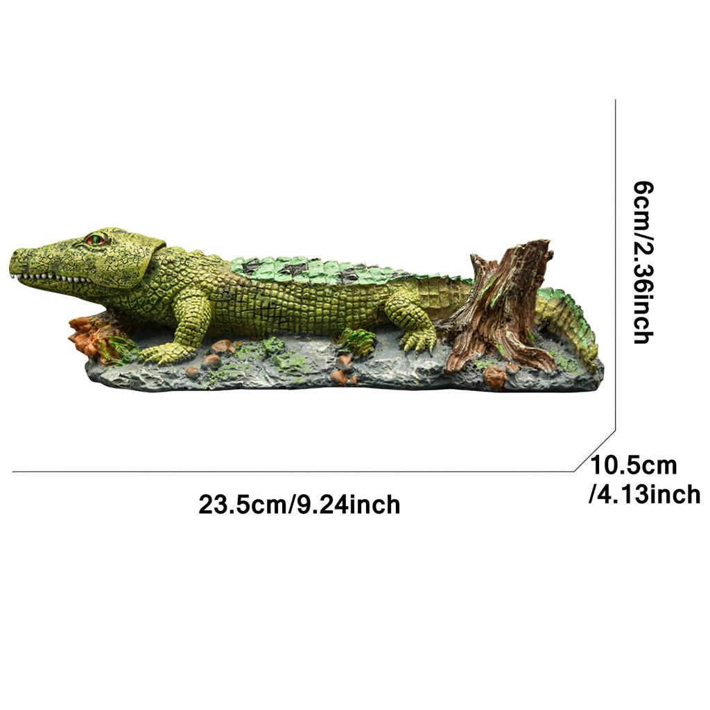 Fish Tank Decoration Ornaments Fish Tank Landscaping Pneumatic Crocodile Decoration Ornaments Aquarium Fish Tank Landscaping