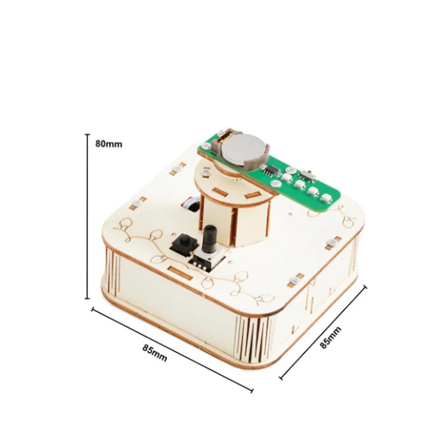 Kit STEM Modello Luci Colorate Rotanti Fai da Te Strumento per Esperimenti Giocattolo Scientifico Divertimento Educativo Scolastico Progetto di Fisica Materiale Scolastico