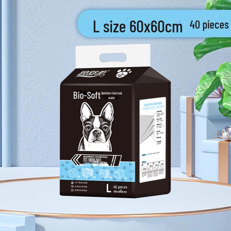 

Подгузники для собак из бамбукового угля - утолщенные одноразовые коврики для мочеиспускания домашних животных