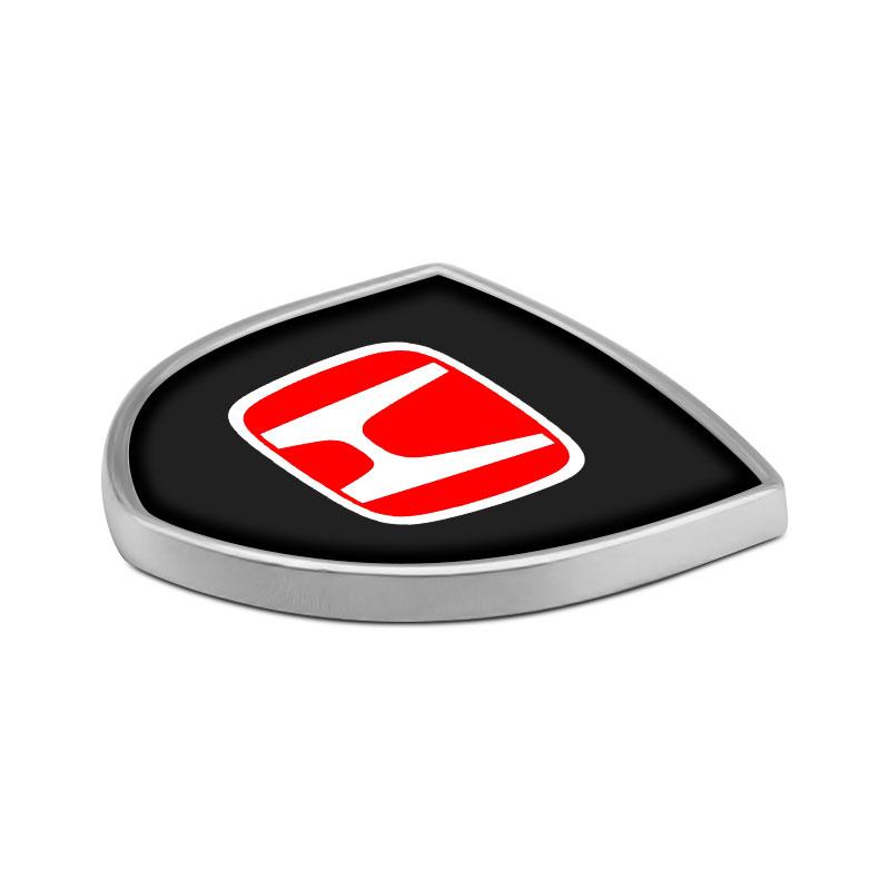 1Pcs 3D Metal Auto Door Shield Emblem Car Body Badge Sticker Styling for Honda Civic Xrv Hrv Crv Brv City Accord Fit Jazz Insight