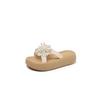 Self-kept version, Korean version of fireworks, rhinestone cool slippers, women's beautiful toe slippers, new flip-flops
