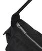 Covernat Woman Clover Heart Glossy Two-Pocket Shoulder Bag Black