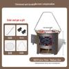 Heavy-Duty Portable Firewood Stove for Outdoor Camping and Tea Brewing