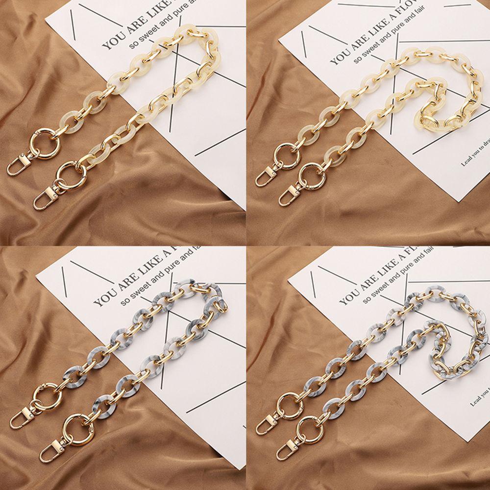 DIY Detachable Crossbody Bag Belt Acrylic Purse Strap Removable Bag Handle Hardware Bag Chain