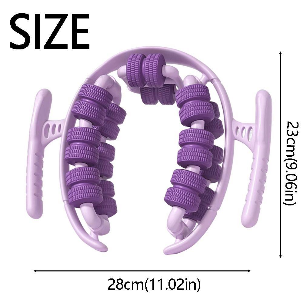 Portable Manual Leg Massager 28 Wheel Manual Muscle Massager Roller Post-Workout