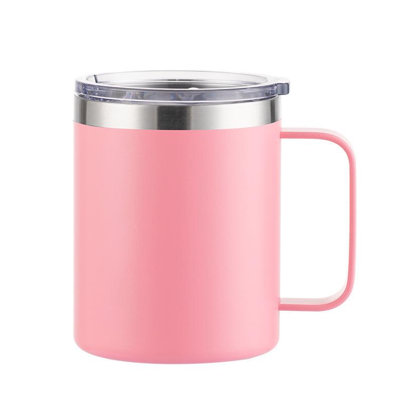 360ML Thermos Cup 314 Stainless Steel Office Vehicle Business Use Portable Handle Coffee Mug Men's and Women's Thermos Cup