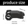 Aluminum Alloy Risers Bicycles Stem -15 Degree Adjustable Bike Stem High Strength Light Weight Bicycles Stem Enduring
