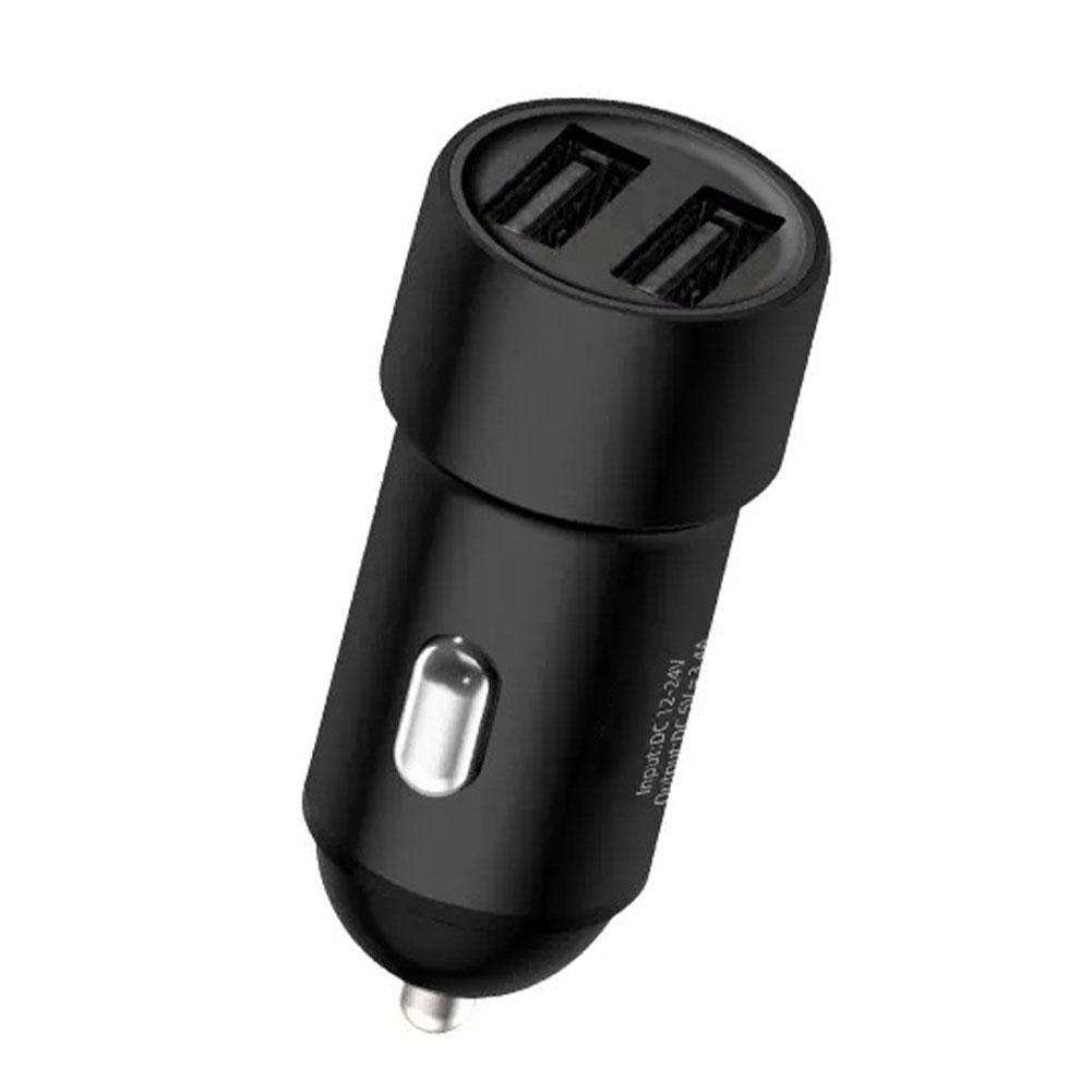 3.4A PD Mini Car Charger 12-24V Lighter Fast Charging Car Dual USB Type C Charger For Xiaomi Power