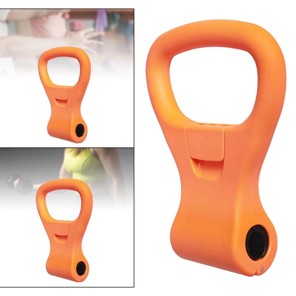 Comfortable Kettlebell Grip, Adjustable Clamps Handle Dumbbells to Kettlebells Conversion Travel