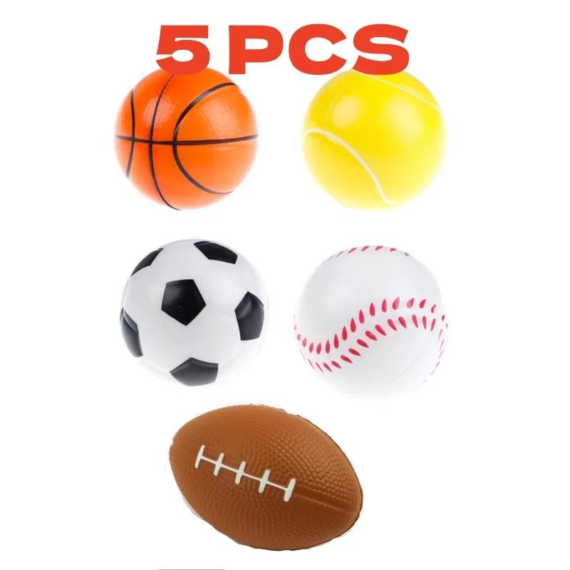 6 шт. Игрушки Мячик-антистресс Снятие тревожности Для мальчиков и девочек Сжимаемый мячик, снимающий стресс Интересные детские игрушки OneSize