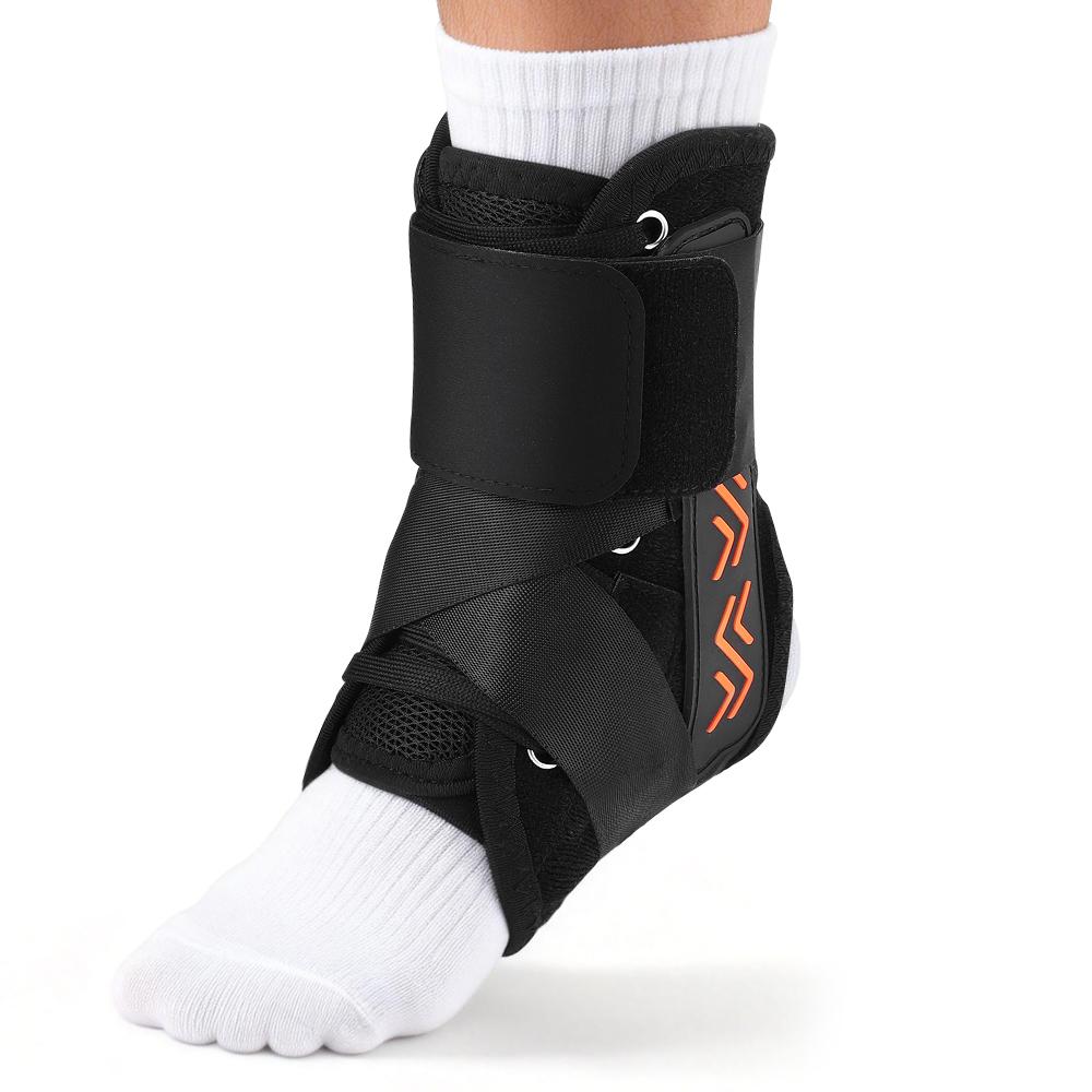 

360° Ankle Protect Support Brace with Cushion Pads for Sprained Ankle Men Women Ankle Splint Stabilizer Recovery Tendonitis чёрный