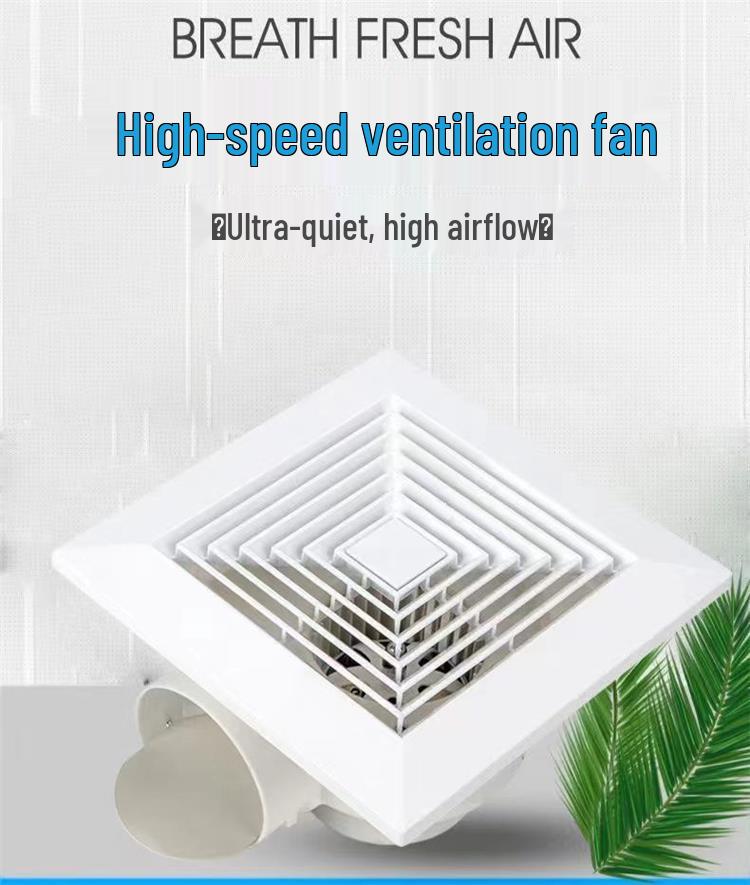 Deckenventilator für Küche & Bad, geräuscharm