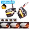 2X For Ford S-Max 07-14 Kuga C394 08-12 C-Max 11-19 LED Dynamic Turn Signal Light Side Mirror Sequential Blinker Indicator Lamp