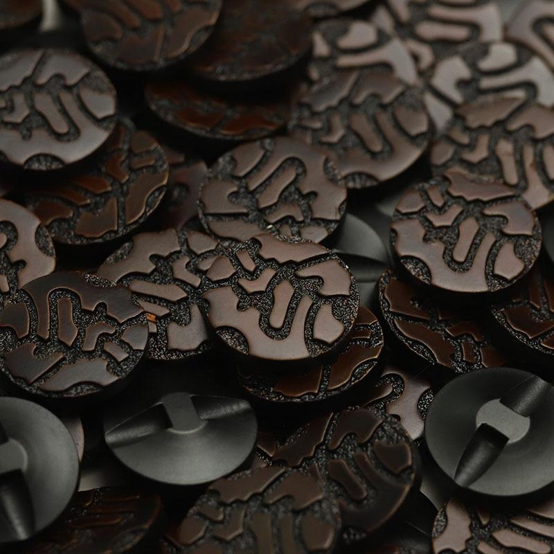 

Пальто с большими пуговицами цвета кофе с темными глазами, декоративная пуговица, пуговица для рубашки, кожаная куртка, двусторонний нейлоновый топ, пуговица 1 #[27.5mmLY3828 Dark Eye Labyrinth Coffee Color]