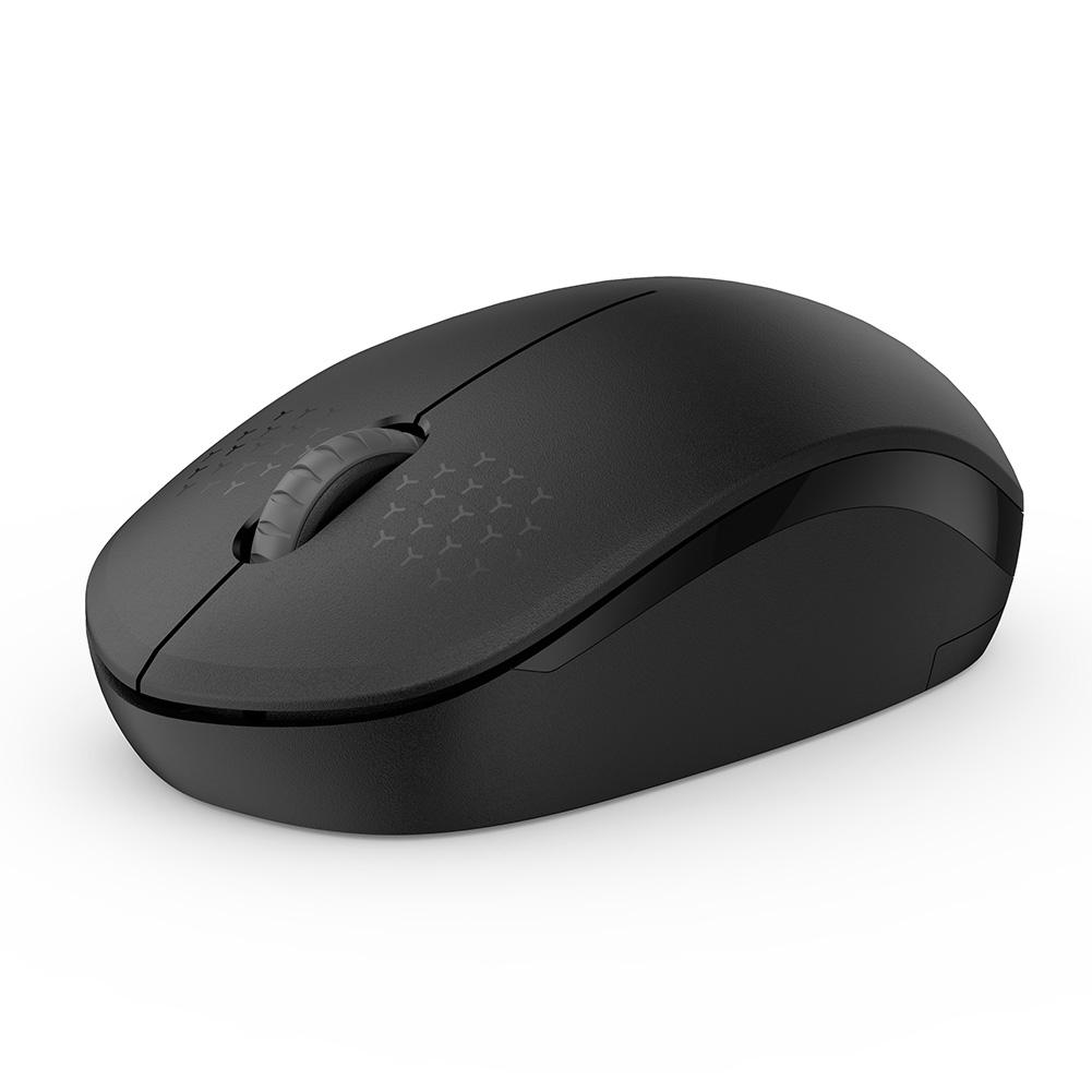 I210 Wireless Mouse Desktop Laptop 2.4G 3Key 3D 1600 DPI Power Saving Mouse (Black)