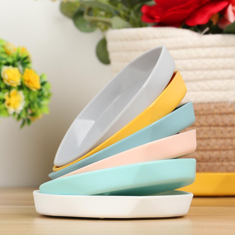 1 Pc Durable Plastic Resin Plant Saucer Drip Trays Plastic Tray Saucers Indoor Outdoor Thickened Flower Pot Garden Tool