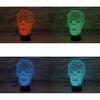 Mask 3d Skull Led Lamp Night Light Visual Novelty Desk Table Lamp Gifts 7 Colors