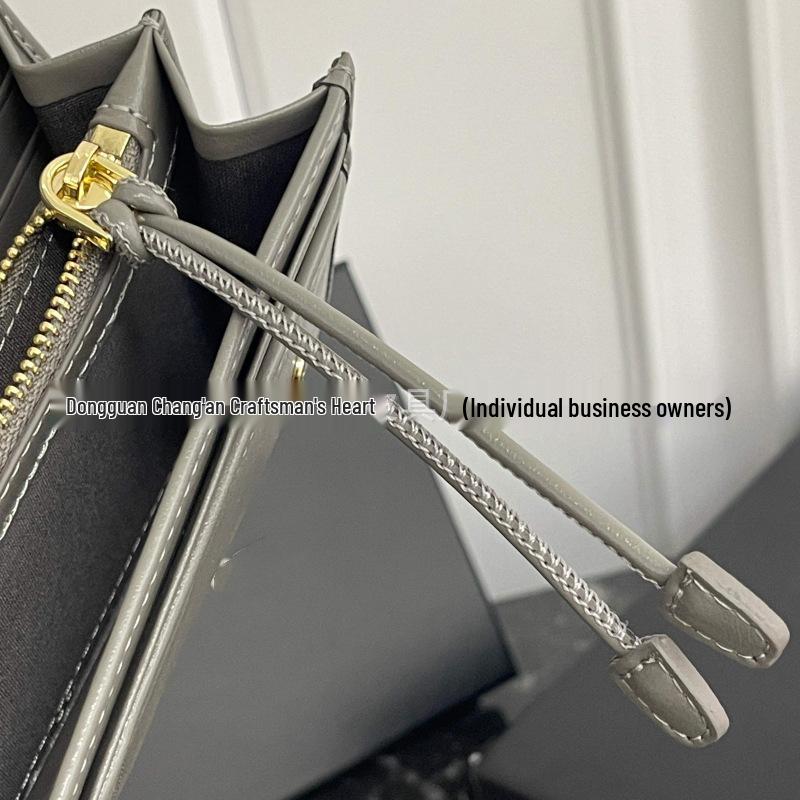 Prada 25 Unisex Läderkuvertväska: Stor kapacitet, Flerkortsplatser, Handväska Plånbok av Hög Kvalitet