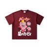 260 GSM Double Yarn 32 Count 100% Cotton Pokemon V7 Kirby Print Unisex Heavy Cotton T Shirt