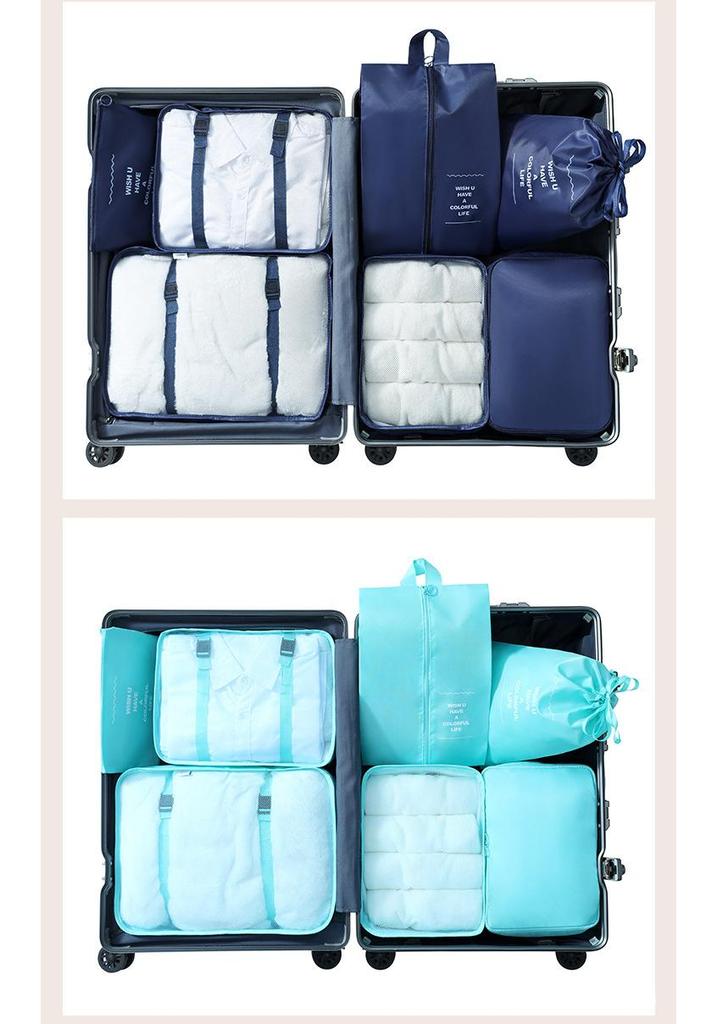Travel Specialized Storage Bag 7piece Set For Luggage Storage