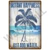 Vintage Ocean Pirate Iron Sign Metal Tin Plate Poster Art for Home Bar Man Cave Garage Club Decor