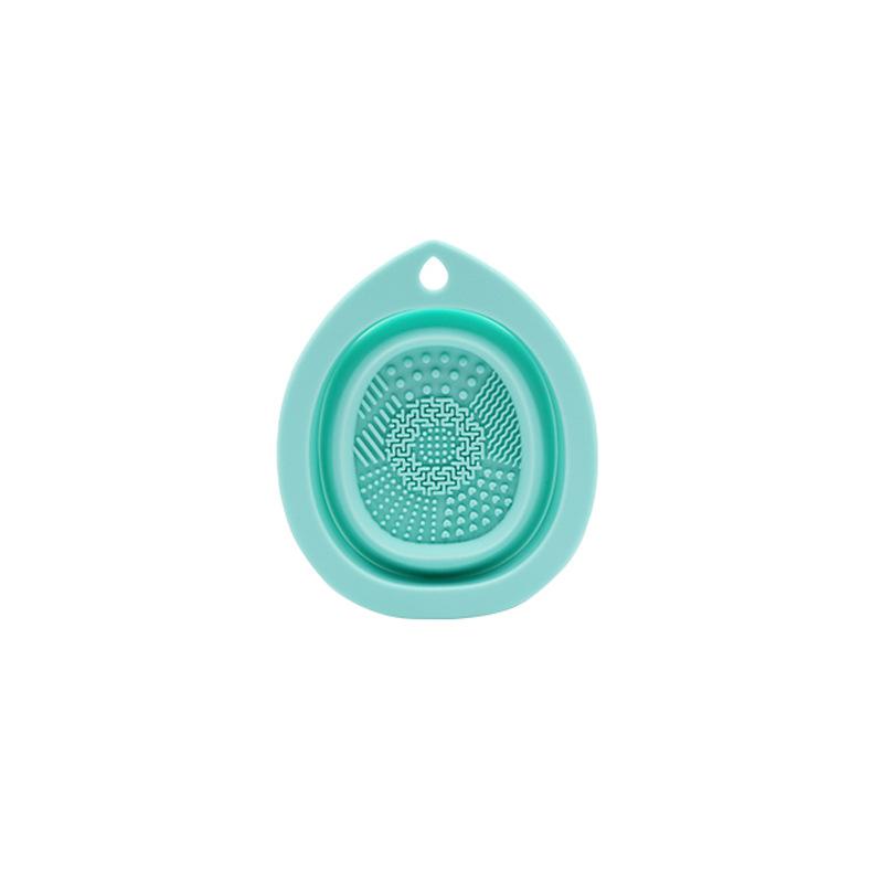 

1pc Silicone Folding Dishwashing Tool, Makeup Brush, Beauty Sponge, Powder Puff, Dishwashing Tool