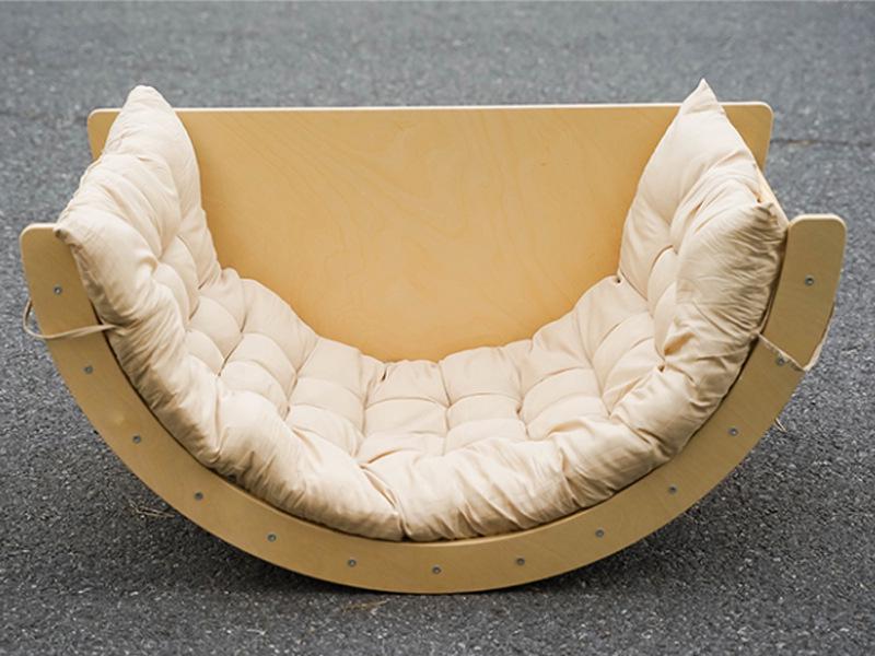 Многофункциональный детский игровой комплекс HappyHan с горкой, качелями, стулом и волшебным обучающим столиком