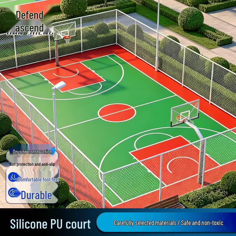 Hansheng Silicone PU Outdoor Sports Flooring
