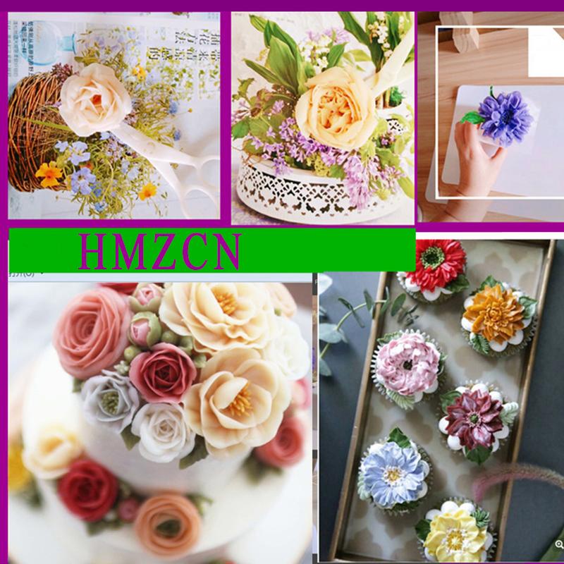 2pcs Korea Bean Rose Petal Piping Nozzle Stainless Steel Icing Piping Nozzles Cake Decorating Tools #124k Baking Accessories