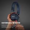 Marshall Wireless On-Ear Headphones Major V Midnight Blue Bluetooth 100H Qi Charging Call Function