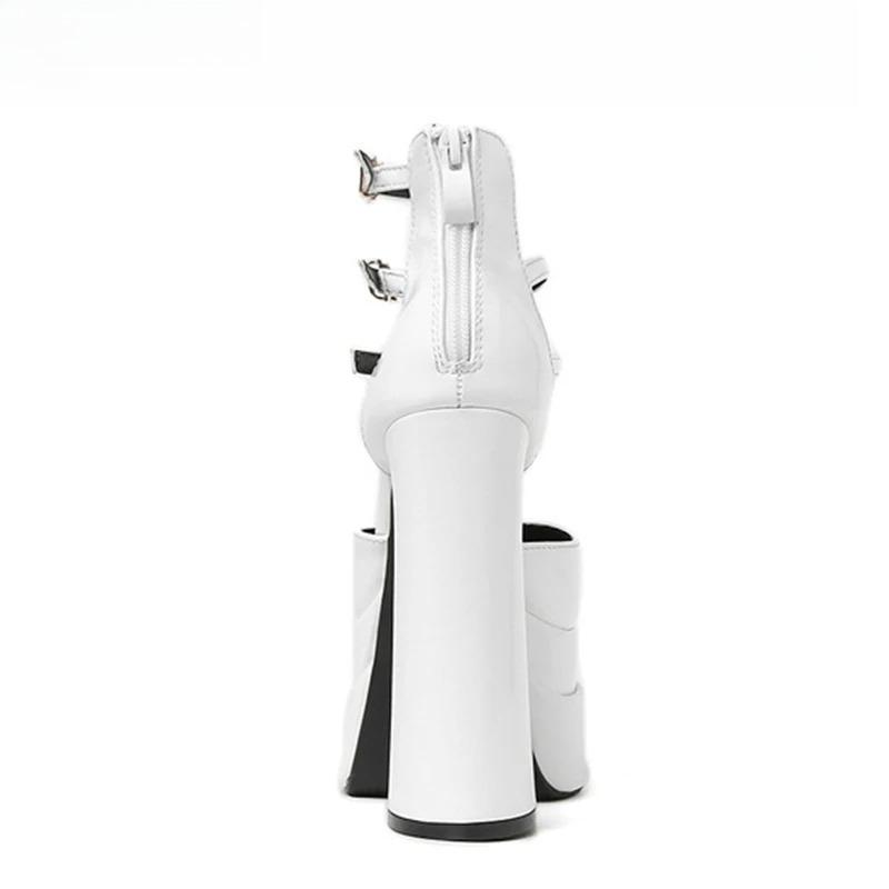 Fashion Women's Shoes 2025 Fashion Point Toe High Heels Straps Sexy Pumps for Women Buckle Casual Mary Jane Female Chunky Shoes Zapatos