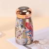 Chinese Style Insulated Water Cup Mushroom Shaped Mini Thermos Cup  Office Use