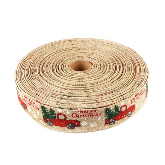 

Рождественская лента «сделай сам», отличная многоразовая безопасная рождественская лента «сделай сам», дизайн ручной работы, лента для рождественской елки, Рождественская лента «сделай сам» для дома 5 m оранжевый