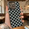 Black and Gray Checkerboard Phone Case for Redmi Note 15 14 13 12 11 10 9 Pro Plus Anti-Scratch Premium Hard Cover