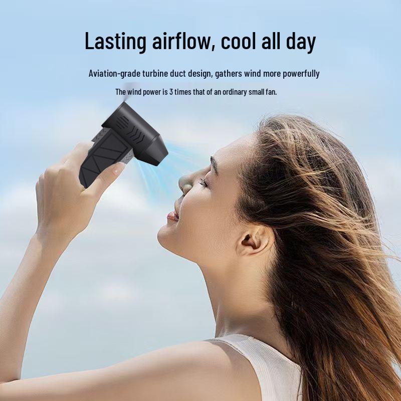 High-Powered Handheld Vacuum & Fan, 130,000 RPM Turbine, Wash/Blow Dual Function