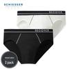 Schiesser Men's Becover Combed Cotton Breathable Briefs (2-Pack)
