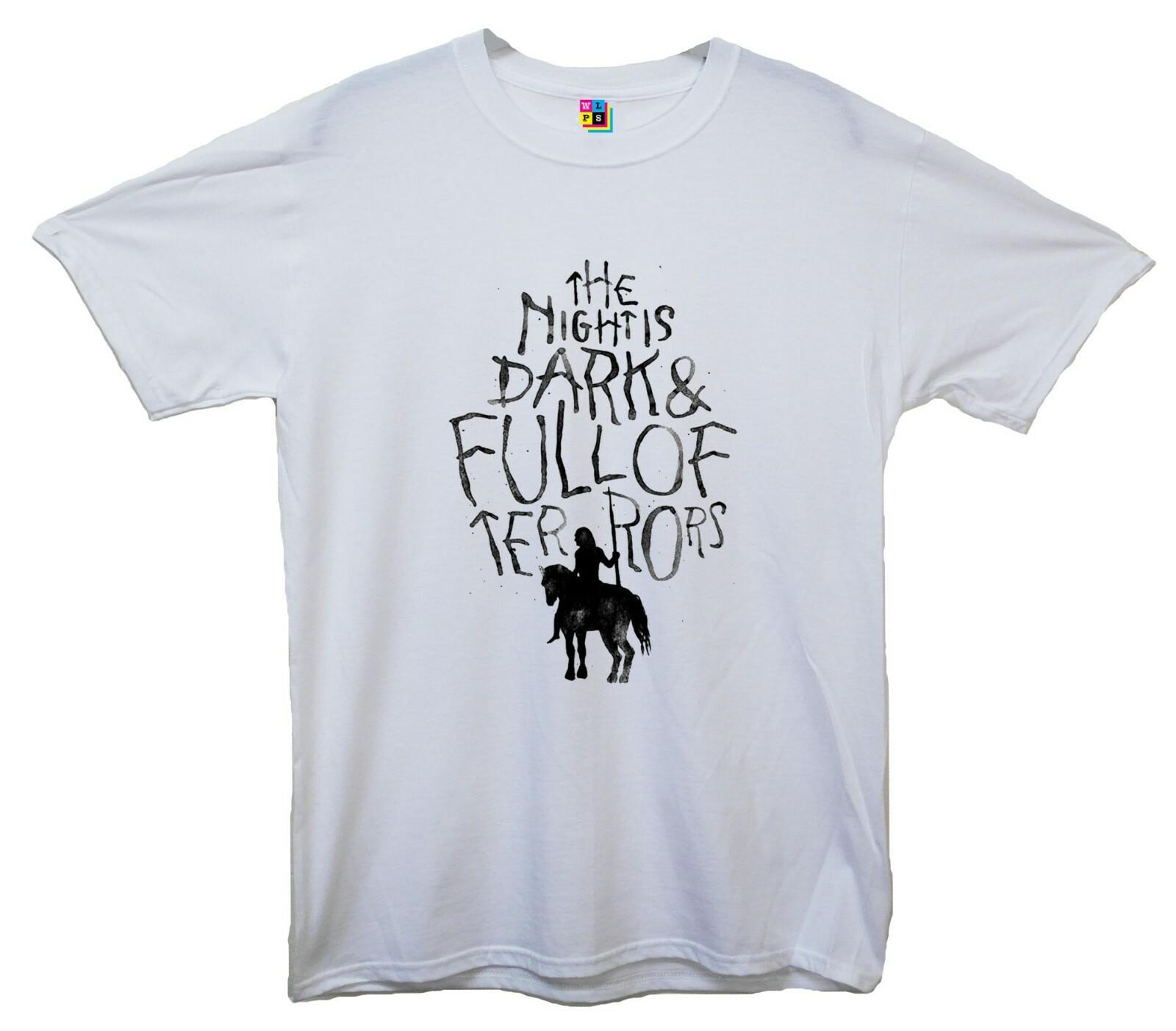 The Night Is Dark & Full Of Terrors Printed T-Shirt (Game Of Thrones Inspired) S разноцветный