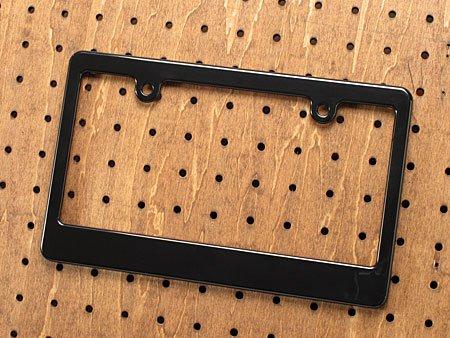 

MOONEYES Number Plate Frame for Motorcycles 126cc and Up, Black Plain NF-MG130PL-MON