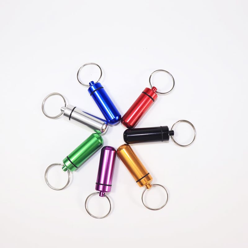 Ashes Case, Pill Case Pendant, Keychain (Pont Du Monde) (Black)