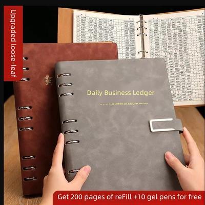 Täglicher Ausgaben-Tracker B5 Loseblatt-Buchhaltungsbuch