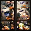 Halloween Cartoon Ghost Pumpkin Bat Home Atmosphere Decoration Glass Window Static Window Stickers