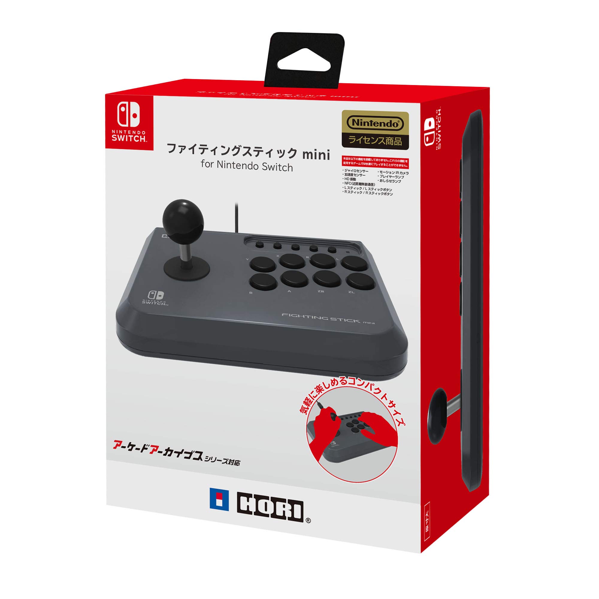 

ліцензований Fighting Stick mini для Nintendo Switch Switch [продукт Nintendo] [сумісний з Nintendo]