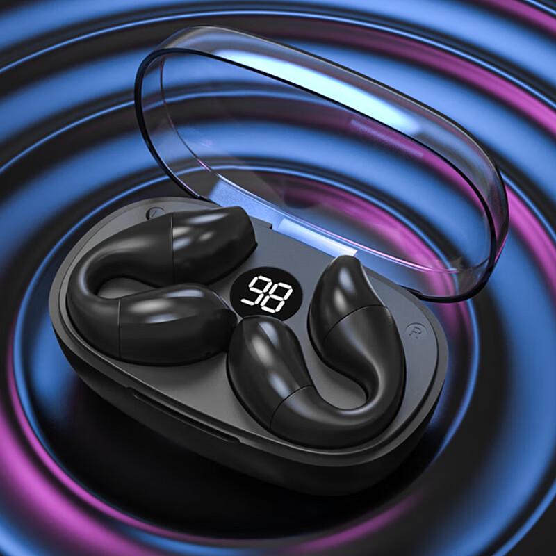 PINMEI True Wireless Ear Clip Sport Bluetooth Earbuds