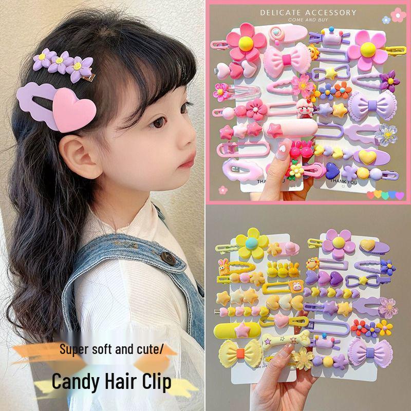 2025 Dopamine Color Children's Hair Clips - Cute Duckbill Hair Accessories for Girls
