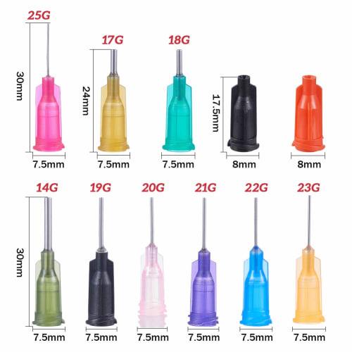 BENECREAT 8-Piece 50/100ml Needle Tip Bottle Set, Multipurpose Precision Applicator Bottle Set with Colorful Needle Tips for DIY, Arts, and Crafts