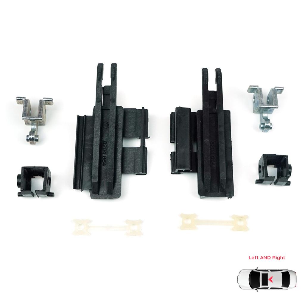 BSR535+BSR536 8 Delar Taklucka Glidskena Vänster Höger Reparationssats för BMW 5-serien E39 1996-2003 4/5 Dörrar X5 E53 2000-2006 811694522 811694523