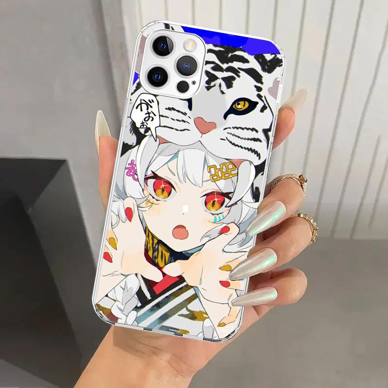 Cute Anime Girl INS Phone Case for Iphone 17 Air 16 15 Plus 14 13 Mini 12 11 Pro Max 16E 7 8 SE 2020 Soft Funda Print Shell 17 A